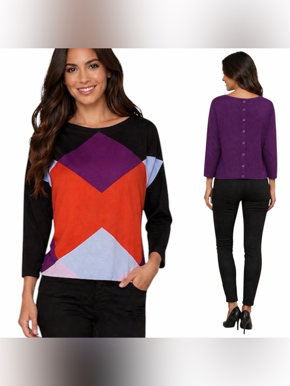 Worthington Cotton-Blend Knit Top
